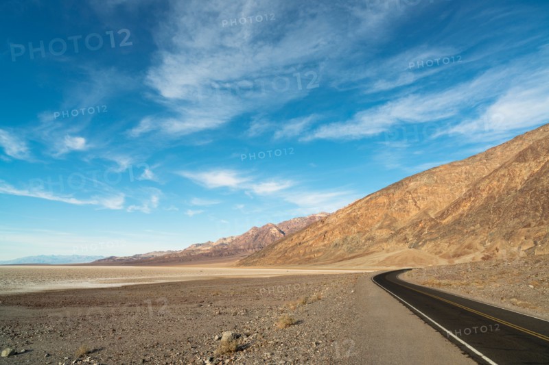 Road on desert