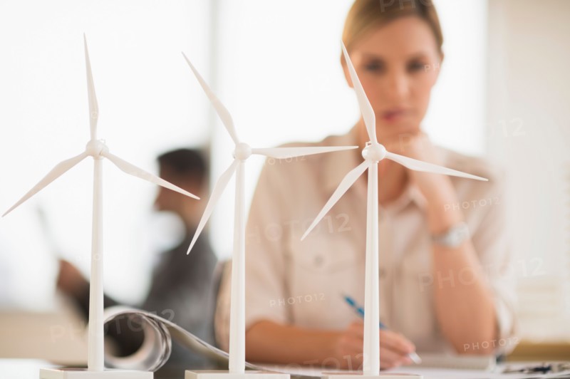 Architect working in firm dealing with wind power.