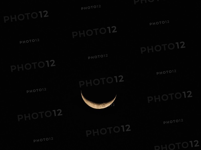 Crescent moon.
