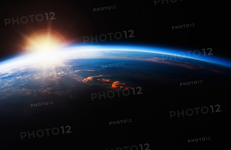 Sunrise over Planet Earth.
