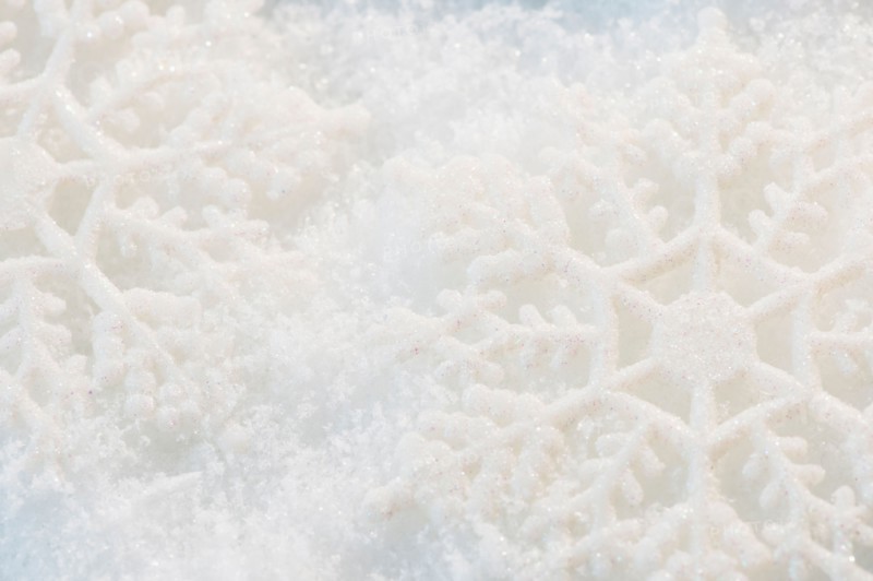 Close-up view of snowflake