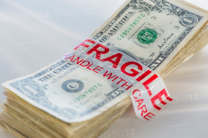 Studio Shot of bunch of american dollars