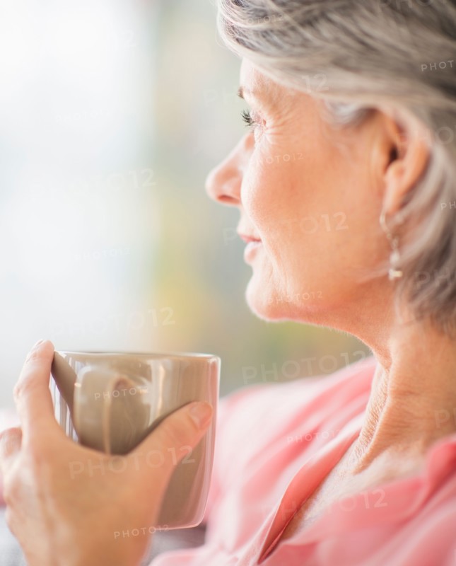 Portrait of woman relaxing
