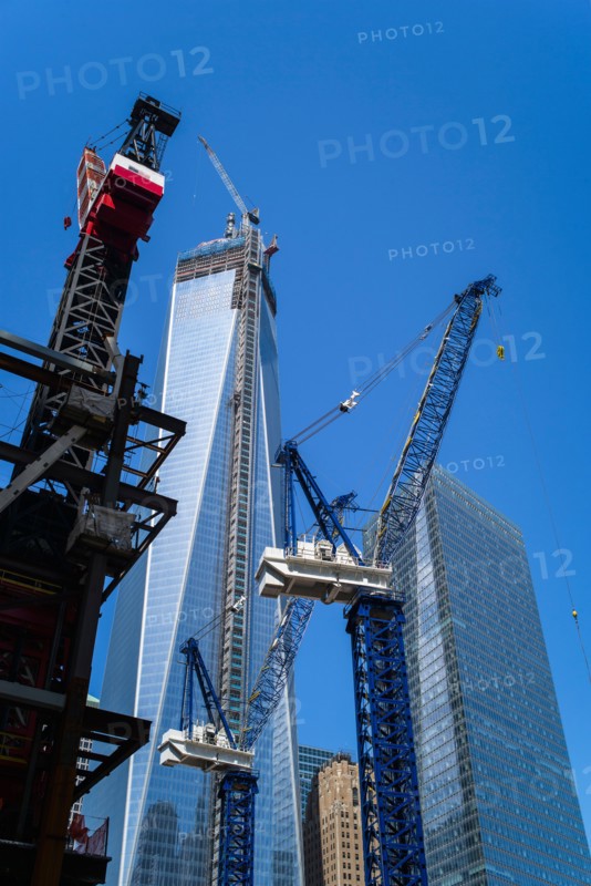 Freedom Tower under construction. New York City, New York.