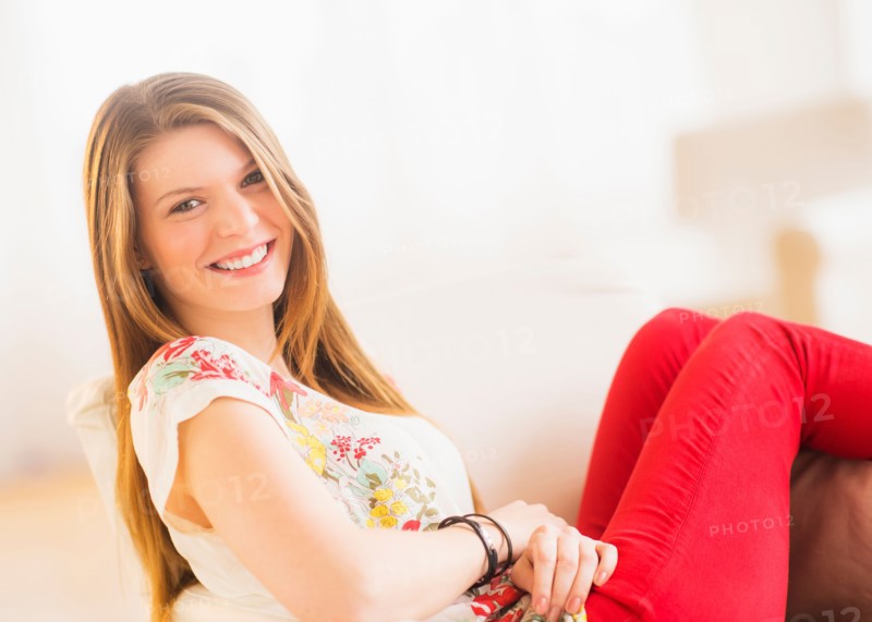 Portrait of smiling woman