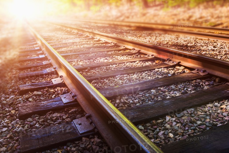 Train tracks.