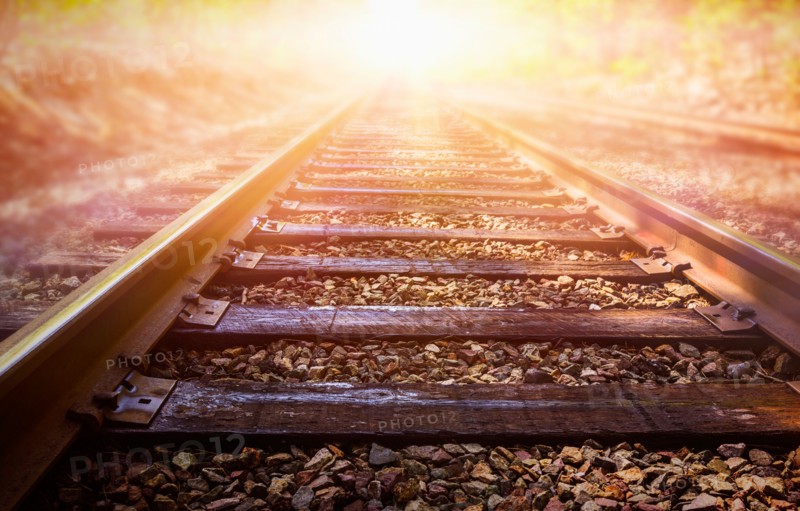 Train tracks.