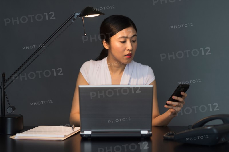 Businesswoman at work.