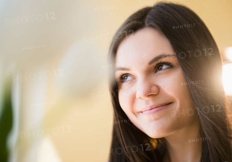 Portrait of young woman
