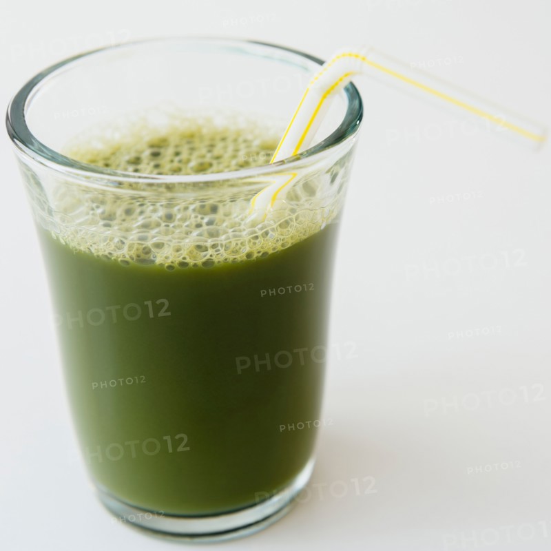 Studio Shot of green smoothie