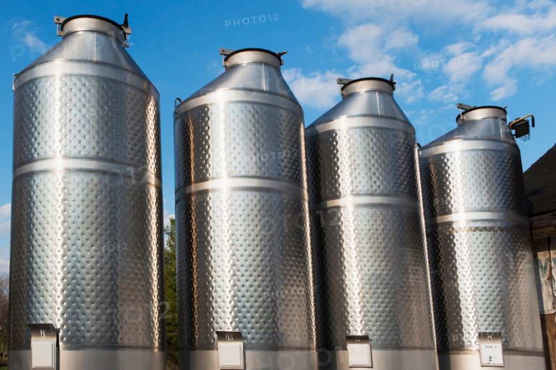 Stainless silos