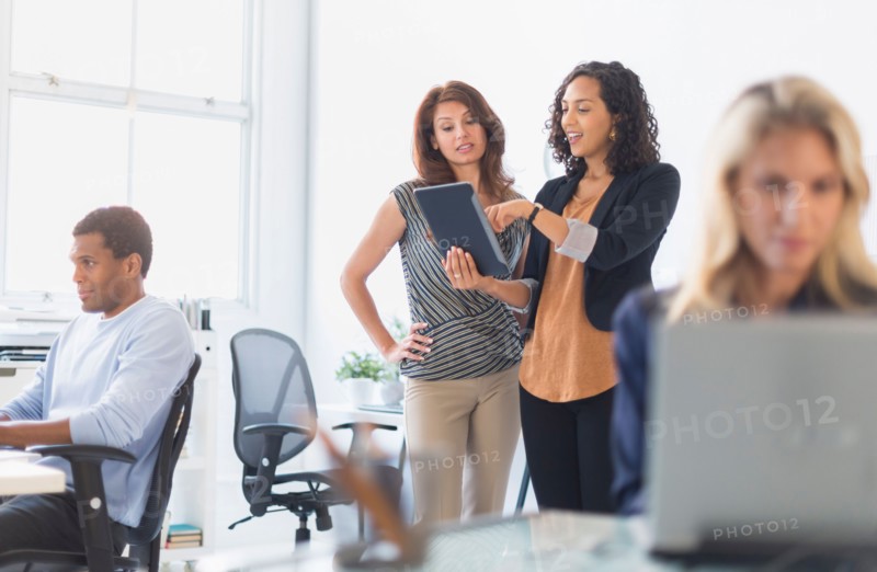 People working in office.