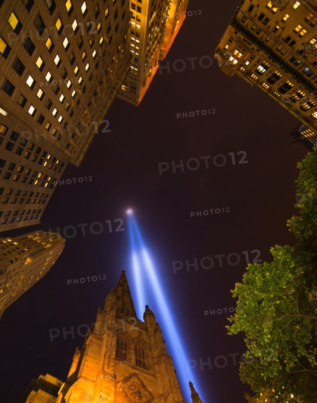 World Trade Center Tribute lights