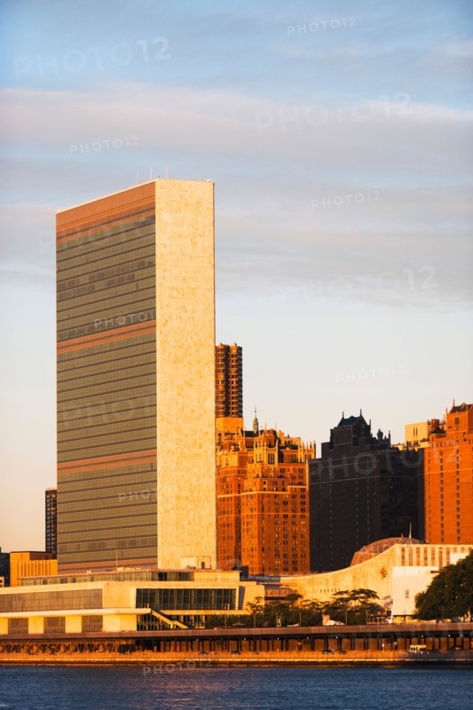 Cityscape at sunset