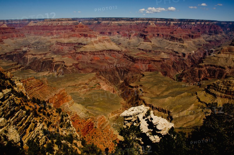 Elevated view of canyon