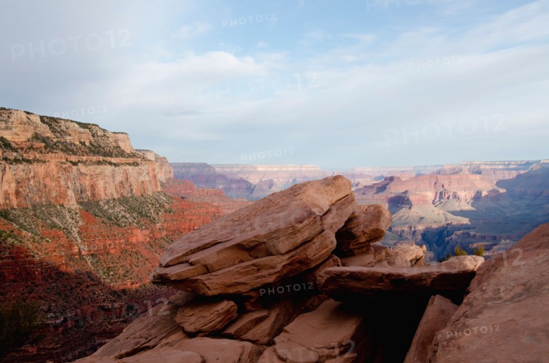 Elevated view of canyon
