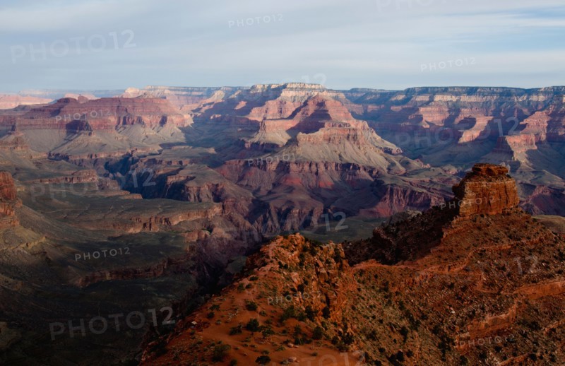 Elevated view of canyon