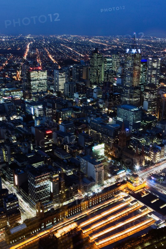 Cityscape at night