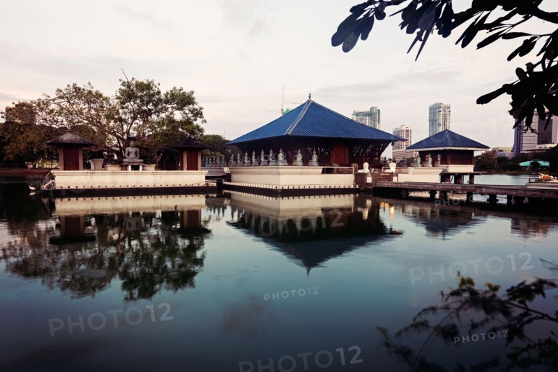 View of Gangaramaya Temple