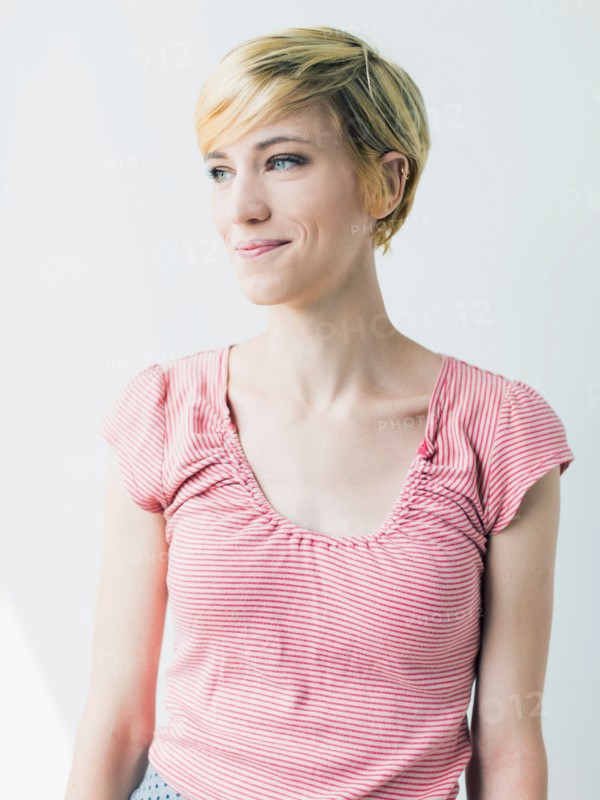 Portrait of young woman
