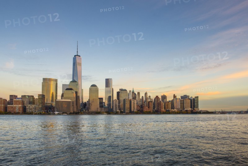 Manhattan skyline. USA, New York City.