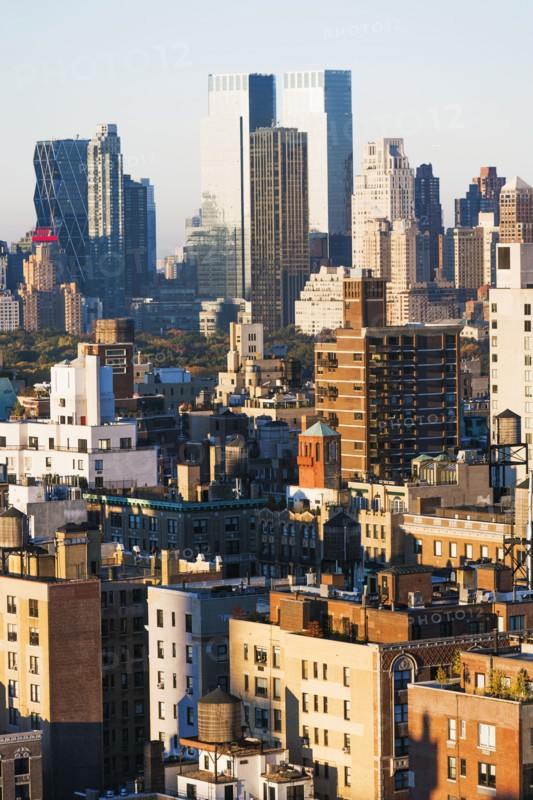 Aerial view of city. USA, New York State, New York City.
Photo : fotog