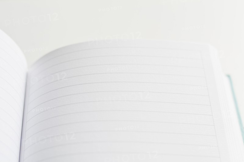 Open and empty journal.
Photo : Kristin Lee