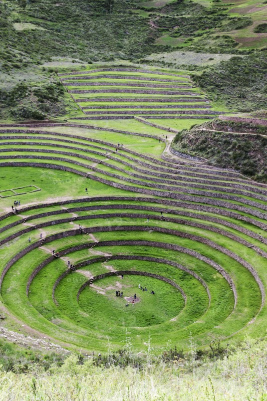 Incan ruins. Peru, Cuzco, Moray.
Photo : Henryk Sadura