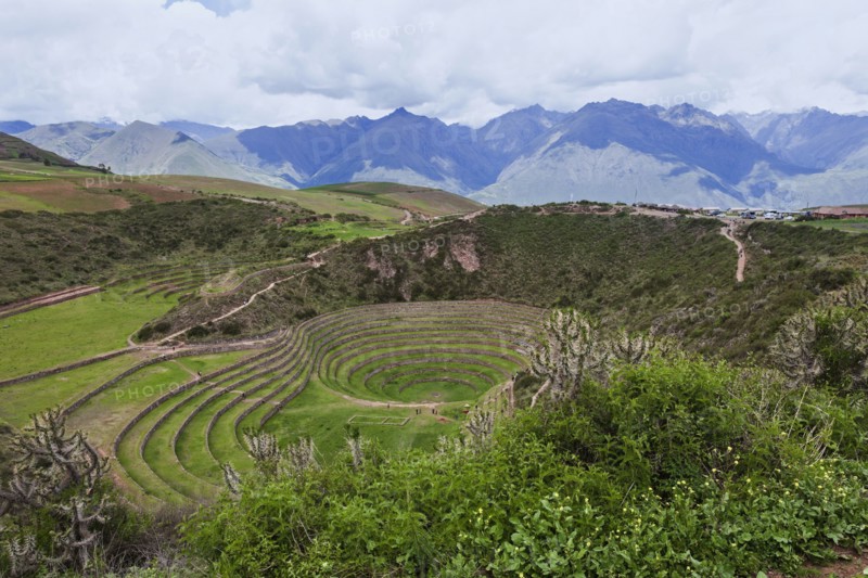 Incan ruins. Peru, Cuzco, Moray.
Photo : Henryk Sadura