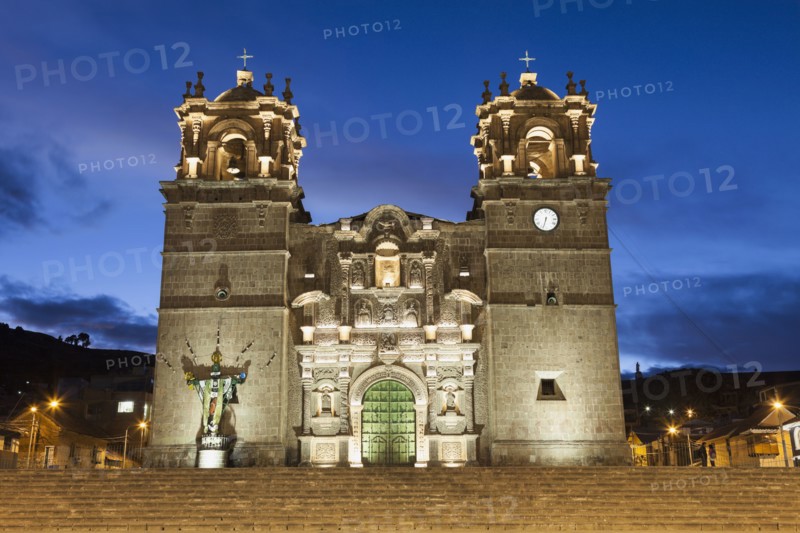 Cathedral at Plaza de amas mayor. Peru, Puno.
Photo : Henryk Sadura