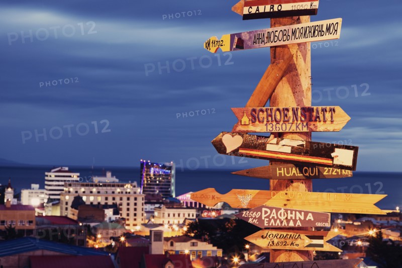 View to Punta Arenas. Chile, Magallanes and Antartica, Punta Arenas.
Photo : Henryk Sadura
