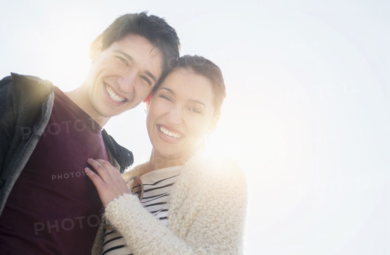 Portrait of young couple.