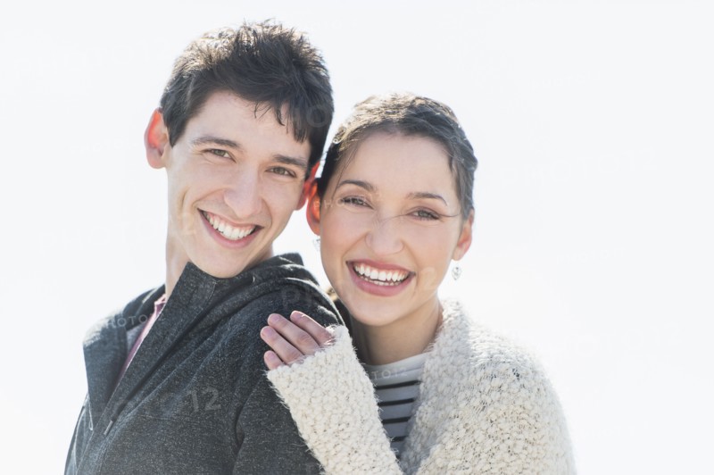 Portrait of young couple.