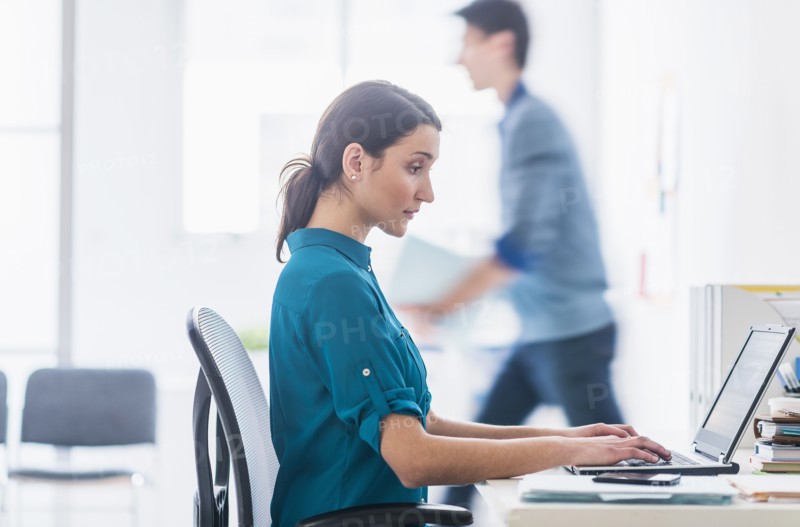 People working in office.