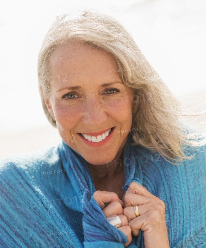 Portrait of senior woman.
Photo : Daniel Grill