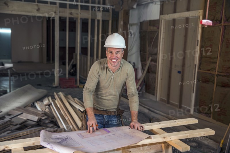 Businessman wearing cowboy hat