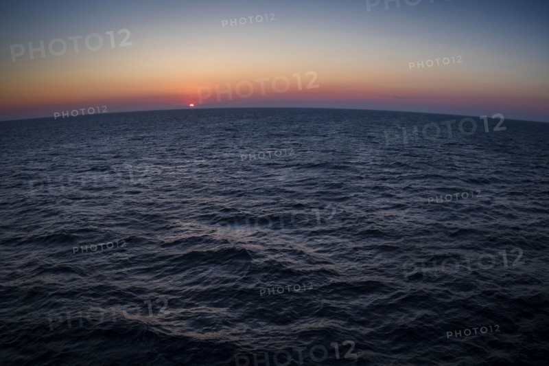 Mediterranean sea at sunset. Mediterranean, Spain.