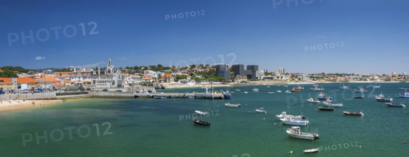 Ocean coastline . Cascais, Portugal.