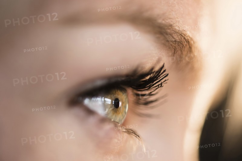 Close-up of woman's eye.
