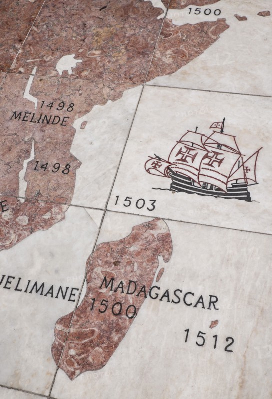 Close up of map. Lisbon, Portugal.