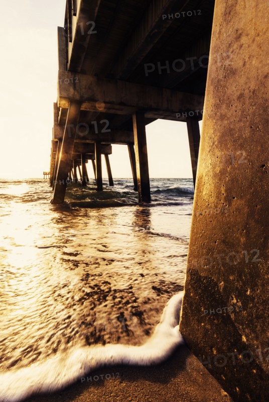 Pier at sunset
