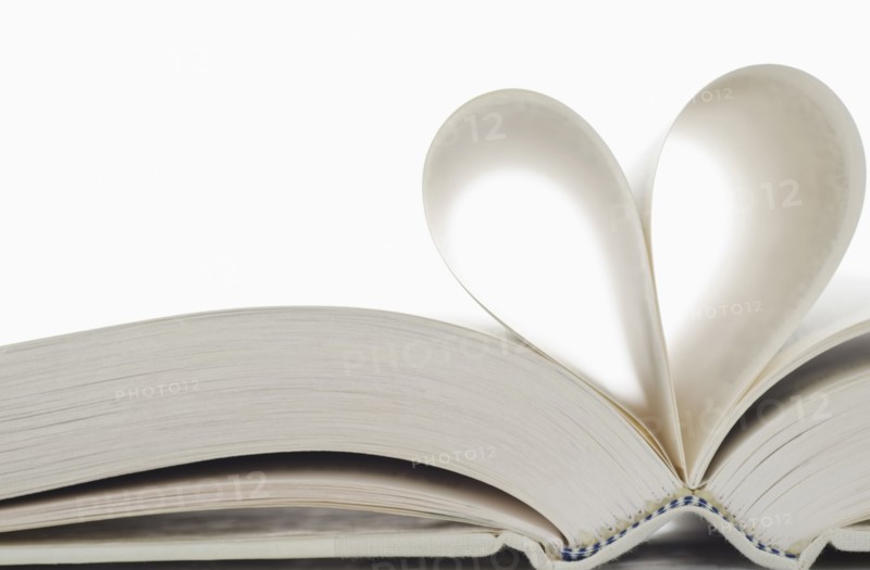Close-up of open book