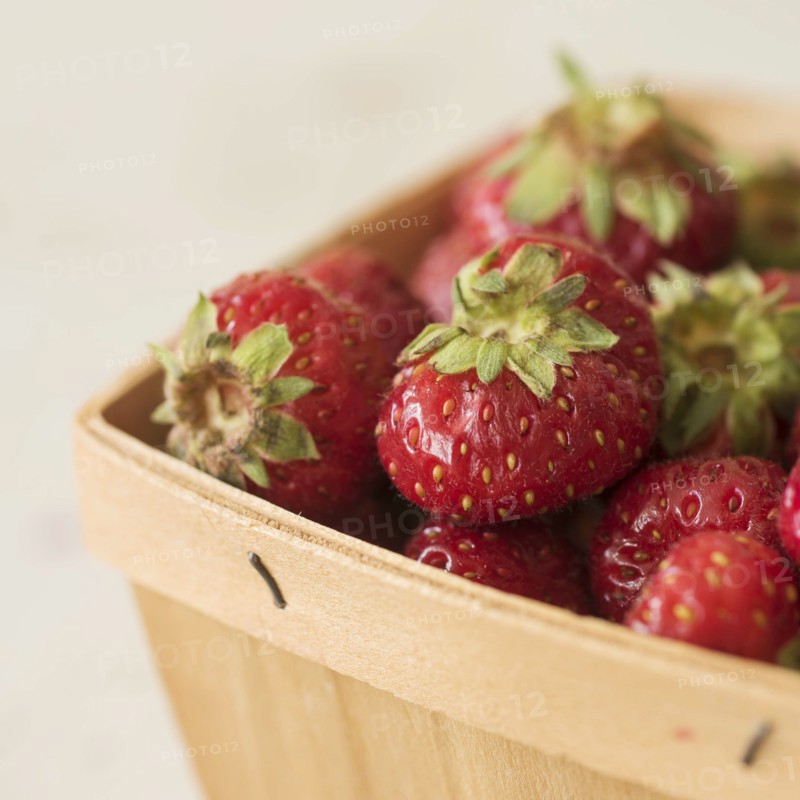 Studio shot of strawberries.