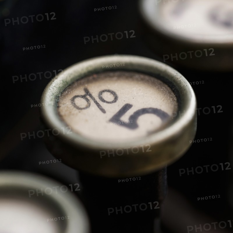 Studio shot of antique typewriter.