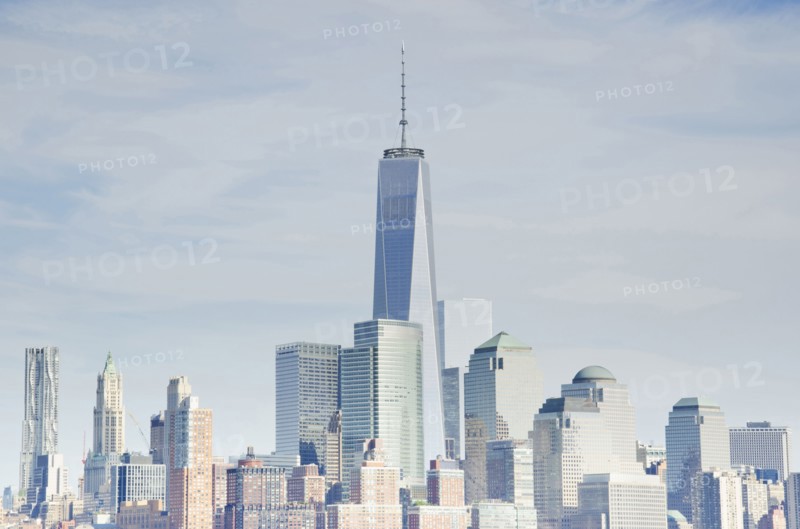 Manhattan skyline with One World Trade Center building