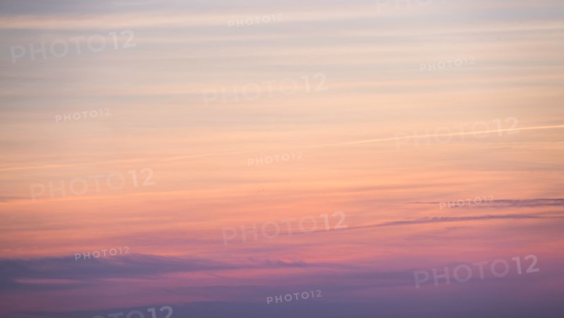 Sunset sky.