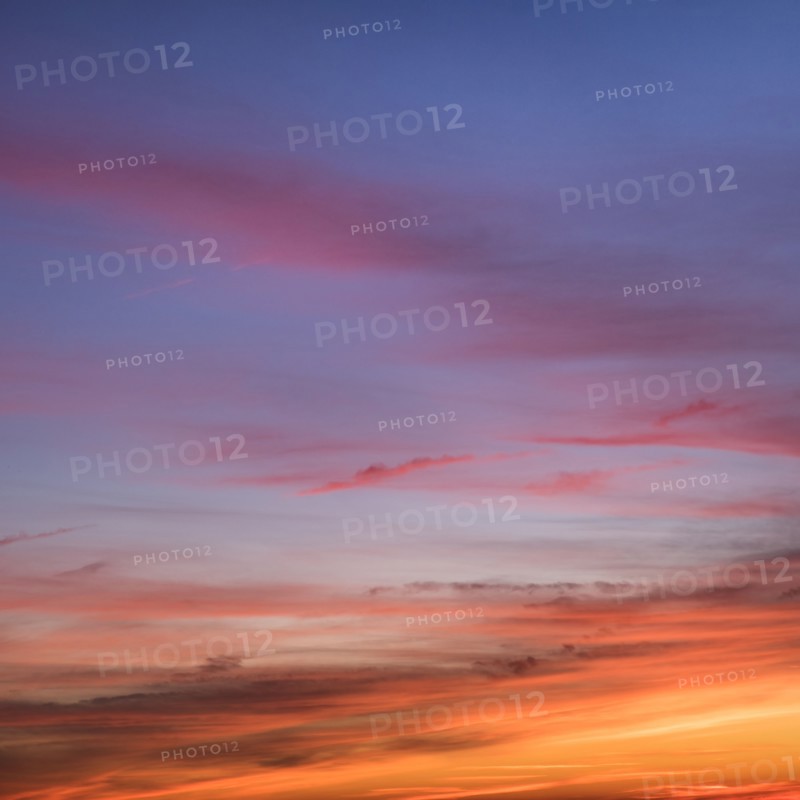 Sunrise sky with clouds.
