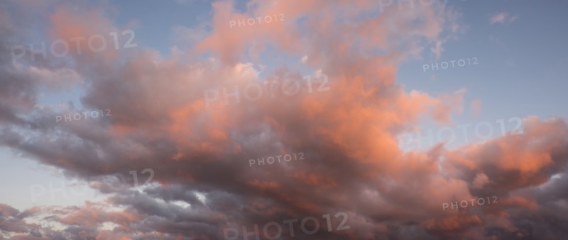 Beautiful cloudscape at sunset.