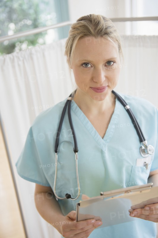 Female doctor in hospital