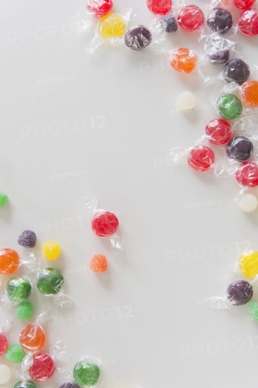 Studio Shot of colorful candies